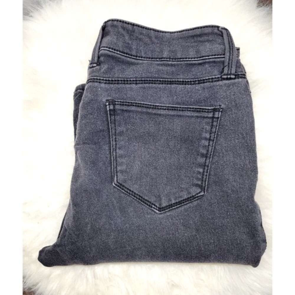 Womens Jeans‎ Grunge Grey Size 7 Super Stretch Denim Straight Jeans flaws